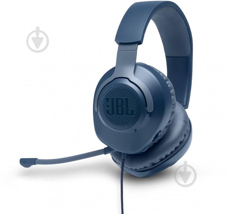 Гарнитура игровая JBL Quantum 100 blue (JBLQUANTUM100BLU) - фото 10