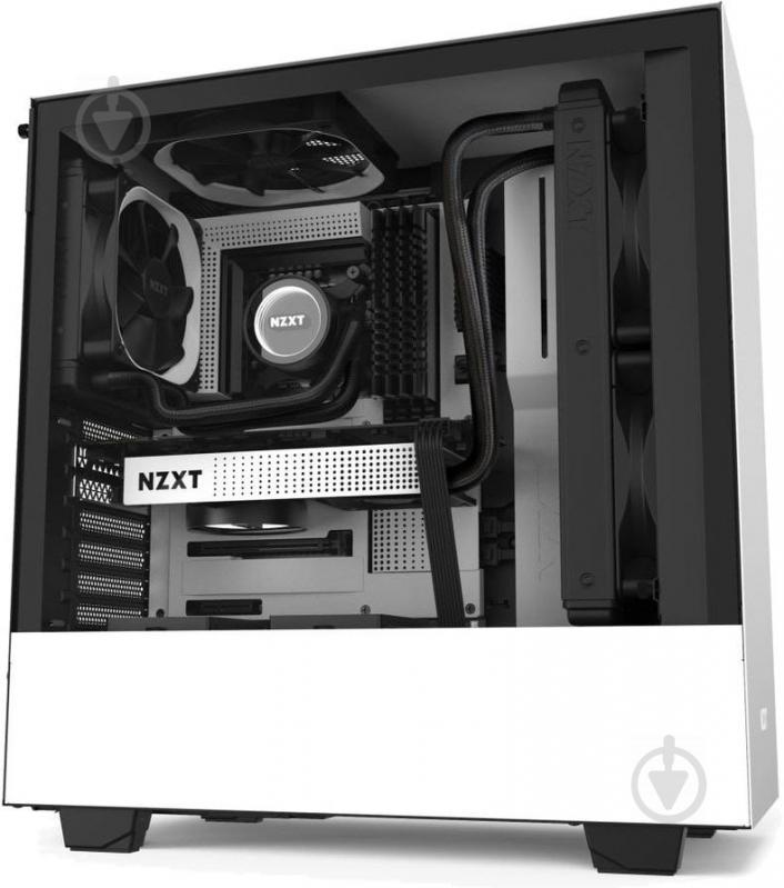 Корпус NZXT H510 Matte White-Black (CA-H510B-W1) - фото 3