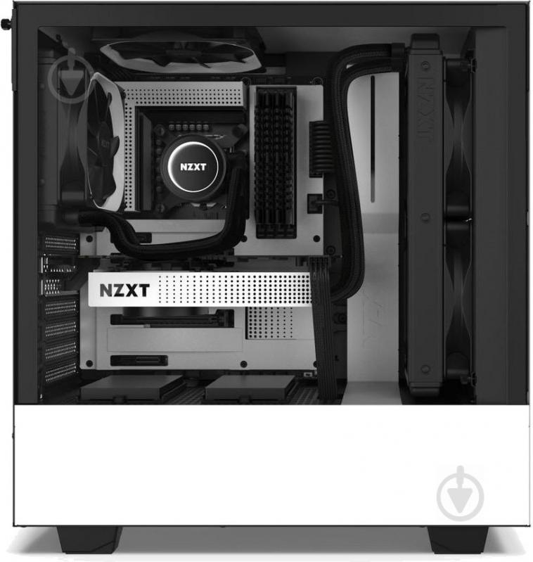 Корпус NZXT H510 Matte White-Black (CA-H510B-W1) - фото 4