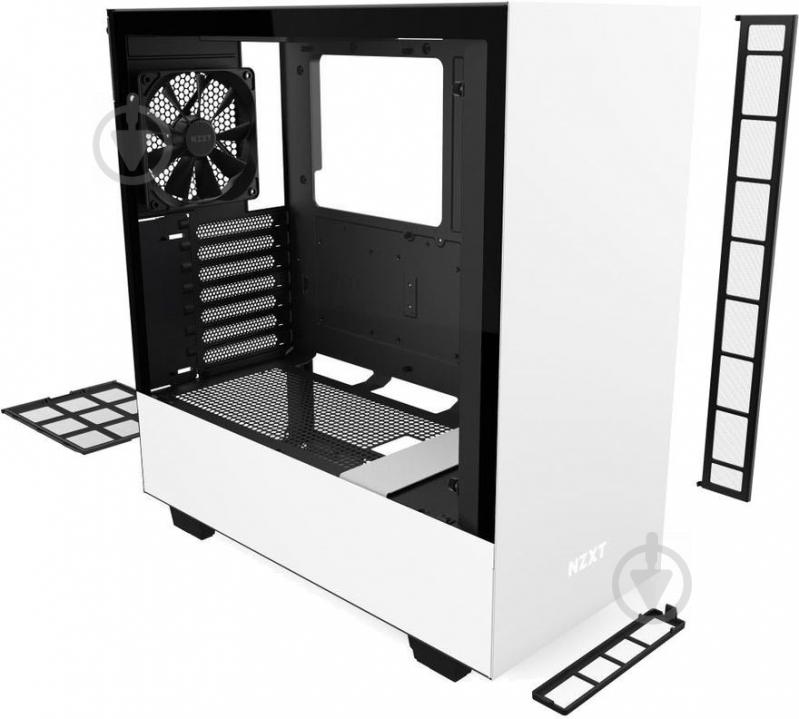 Корпус NZXT H510 Matte White-Black (CA-H510B-W1) - фото 6