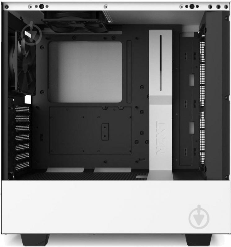 Корпус NZXT H510 Matte White-Black (CA-H510B-W1) - фото 8