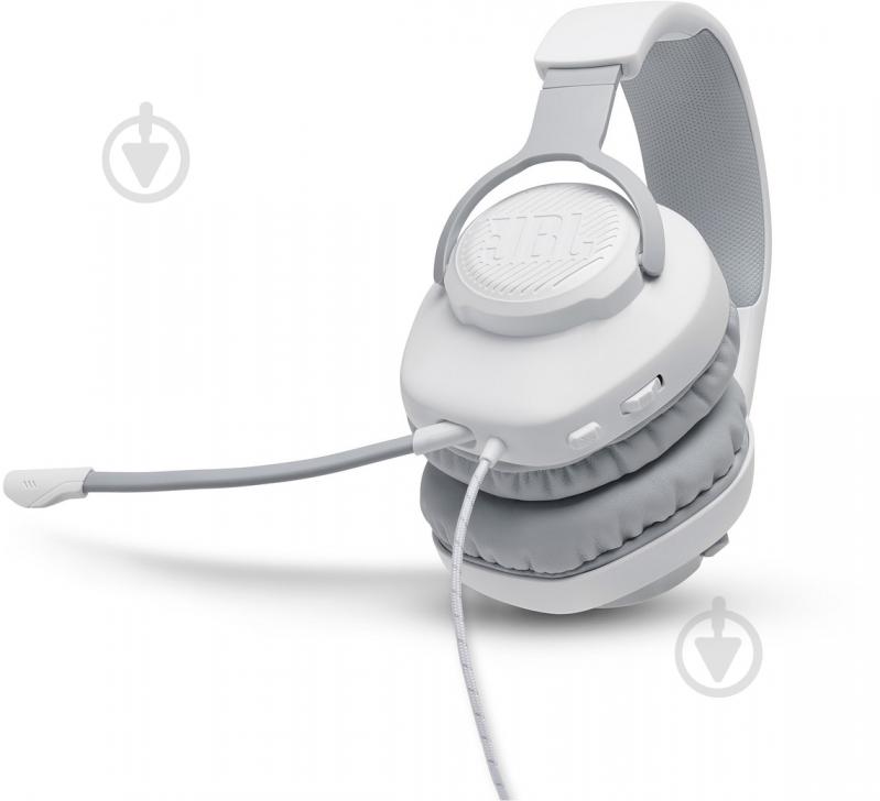 Гарнитура игровая JBL Quantum 100 white (JBLQUANTUM100WHT) - фото 5