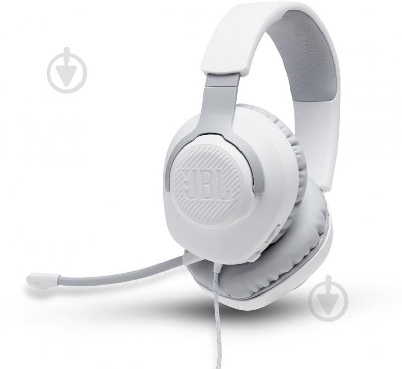 Гарнитура игровая JBL Quantum 100 white (JBLQUANTUM100WHT) - фото 9