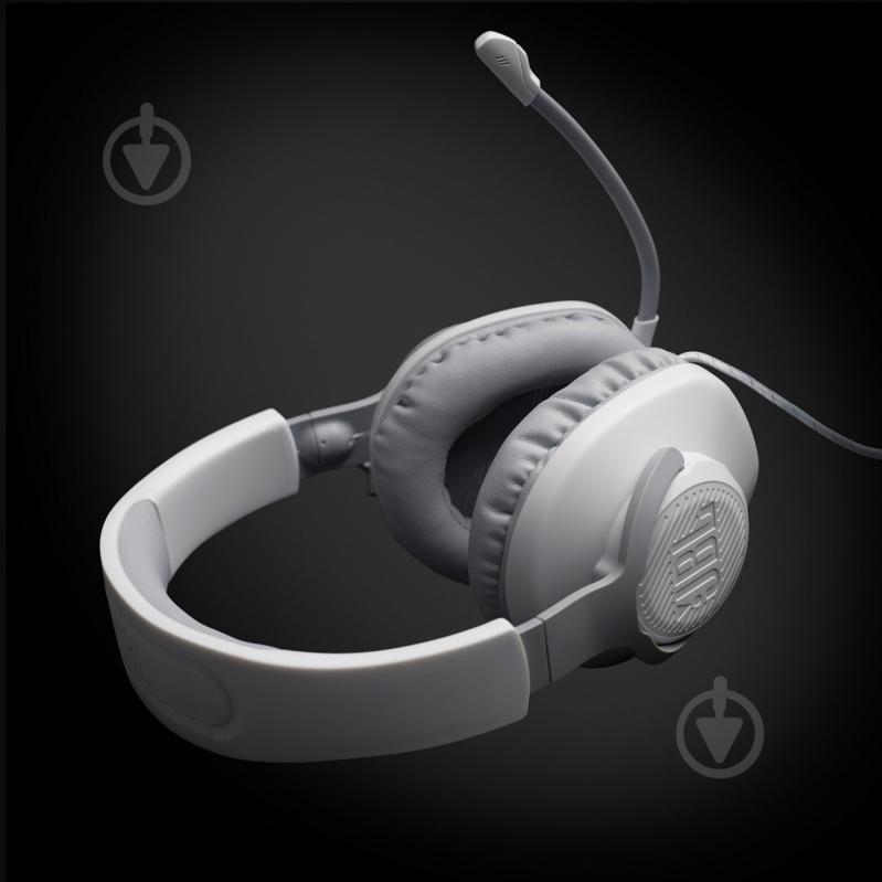 Гарнитура игровая JBL Quantum 100 white (JBLQUANTUM100WHT) - фото 15