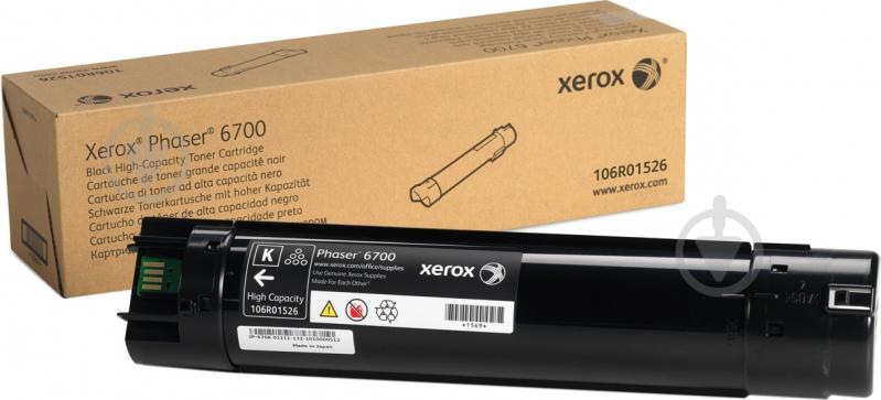 Тонер-картридж Xerox  black 106R01526 - фото 1