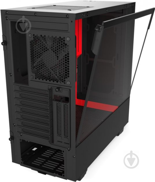 Корпус NZXT H510i Matte Black/Red - фото 12