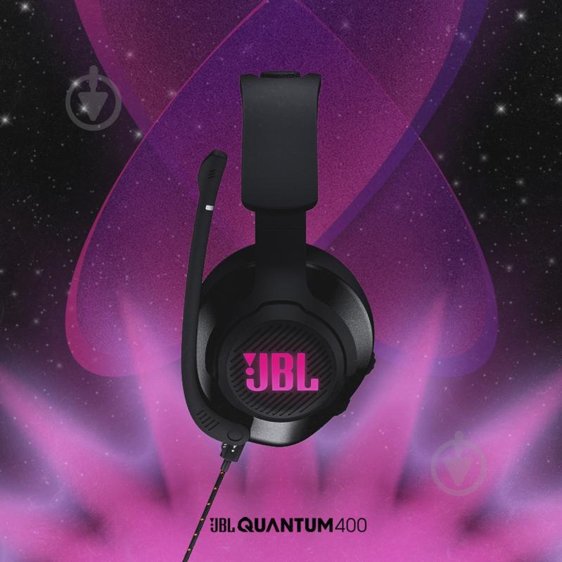 Гарнитура игровая JBL Quantum 400 black (JBLQUANTUM400BLK) - фото 26