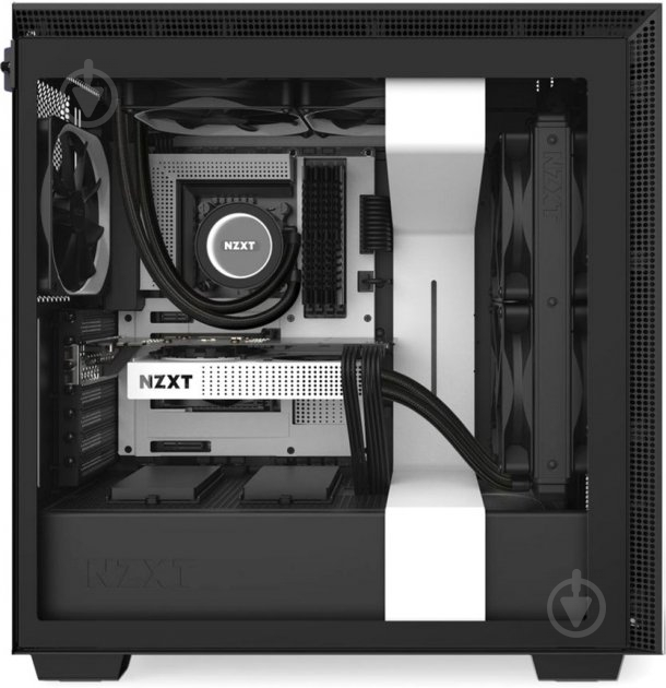 Корпус NZXT H710 Matte Black-White (CA-H710B-W1) - фото 16