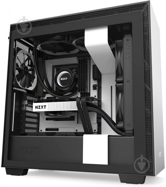 Корпус NZXT H710 Matte Black-White (CA-H710B-W1) - фото 17