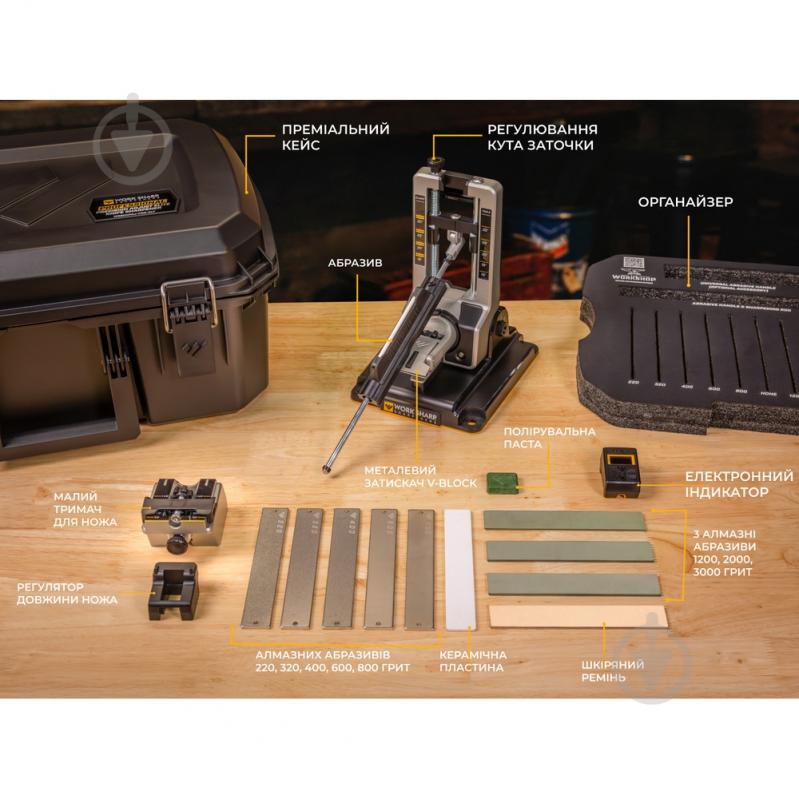 Точилка для ножей Work Sharp Professional Precision Adjust Elite Knife Sharpener - фото 4