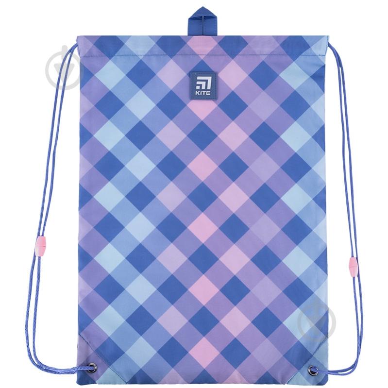 Сумка-мешок KITE для обуви Purple Chequer - фото 3