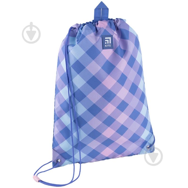 Сумка-мешок KITE для обуви Purple Chequer - фото 5