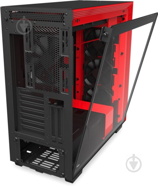 Корпус NZXT H710i Matte Black/Red - фото 10