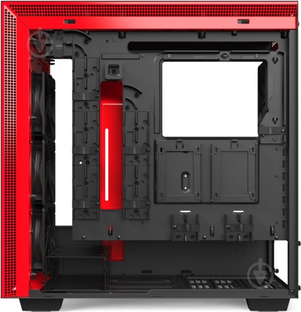 Корпус NZXT H710i Matte Black/Red - фото 12