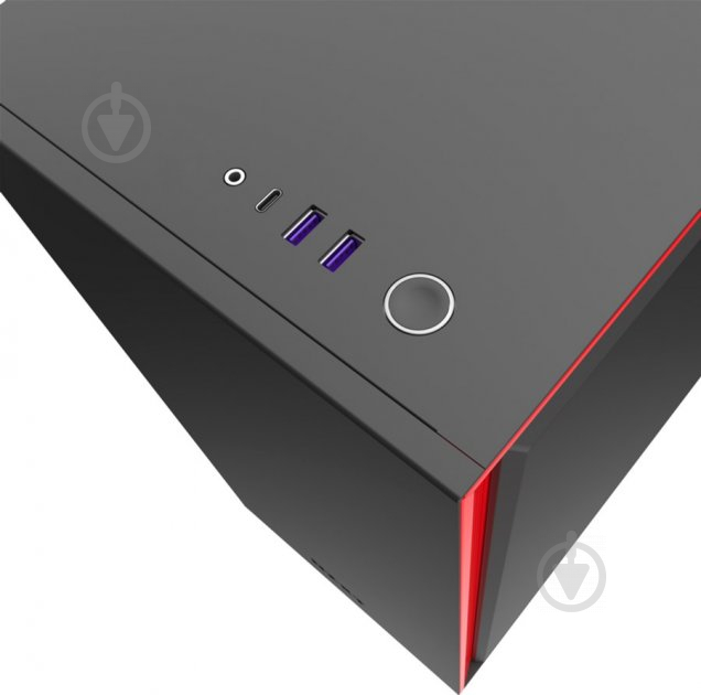 Корпус NZXT H710i Matte Black/Red - фото 14