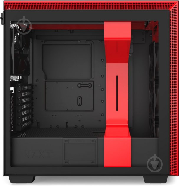 Корпус NZXT H710i Matte Black/Red - фото 2