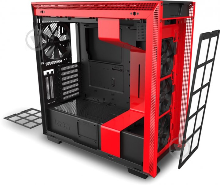 Корпус NZXT H710i Matte Black/Red - фото 9