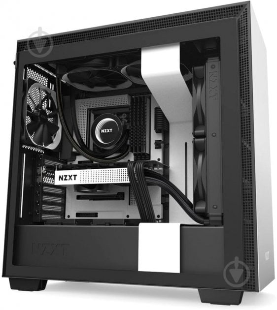 Корпус NZXT H710i Matte Black-White (CA-H710i-W1) - фото 19