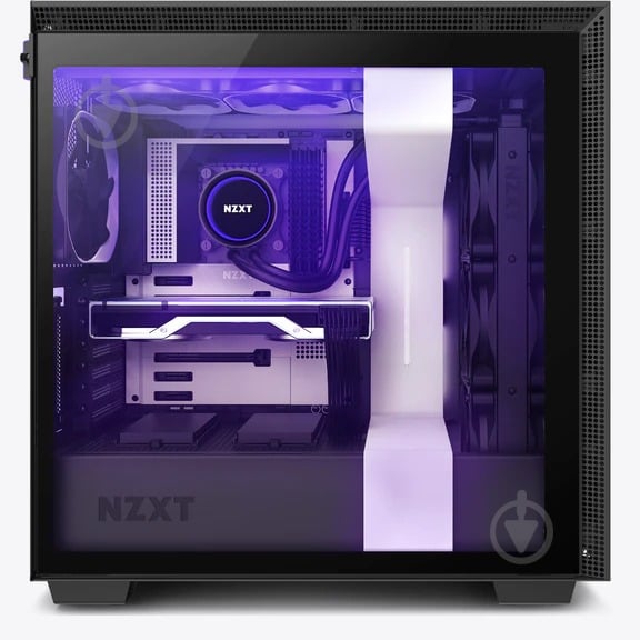 Корпус NZXT H710i Matte Black-White (CA-H710i-W1) - фото 2