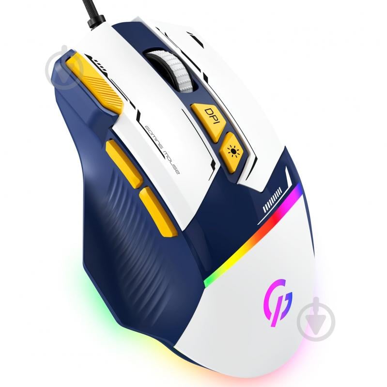 Мишка GamePro white/blue (GM300BL) - фото 1 Мишка GamePro white/blue (GM300BL) - фото 1