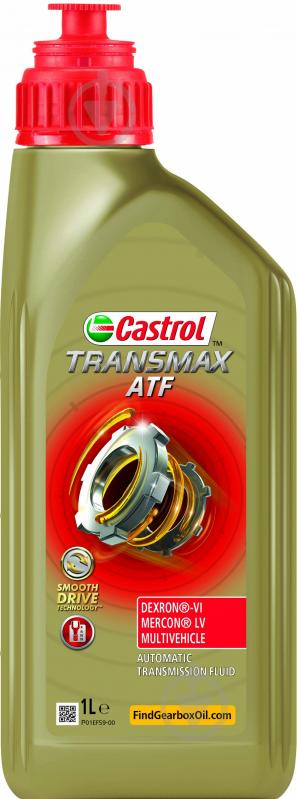 Масло трансмиссионное Castrol Transmax Dexron VI ATF 1 л (EA-TRATFVI-X1L) - фото 1