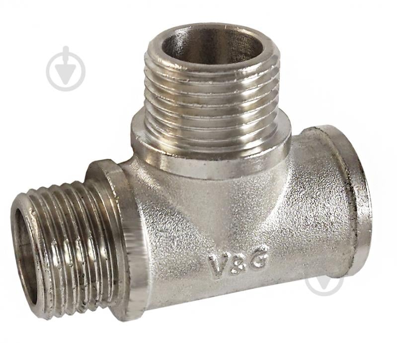 Трійник ЗЗВ V&G VALOGIN ½" VG-202601 - фото 1