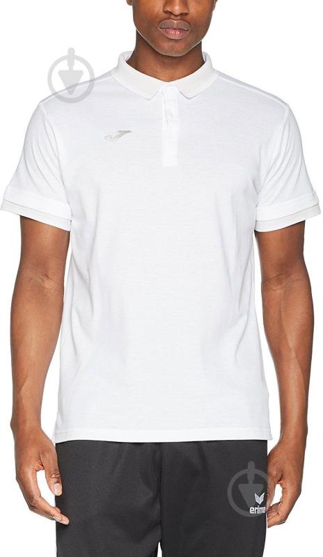 Поло Joma POLO SHIRT BALI II WHITE S/S 100748.200 р.XL белый - фото 1