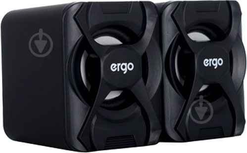 Акустическая система Ergo S-203 2.0 black - фото 2 Акустическая система Ergo S-203 2.0 black - фото 2