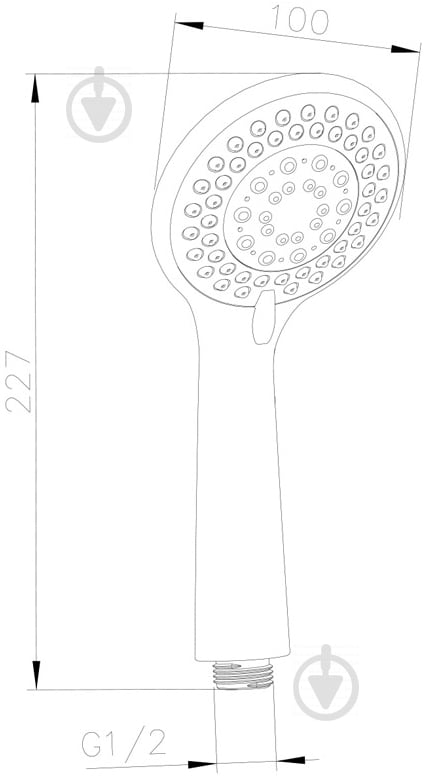 Ручний душ  IMPRESE W100SL1 - фото 2