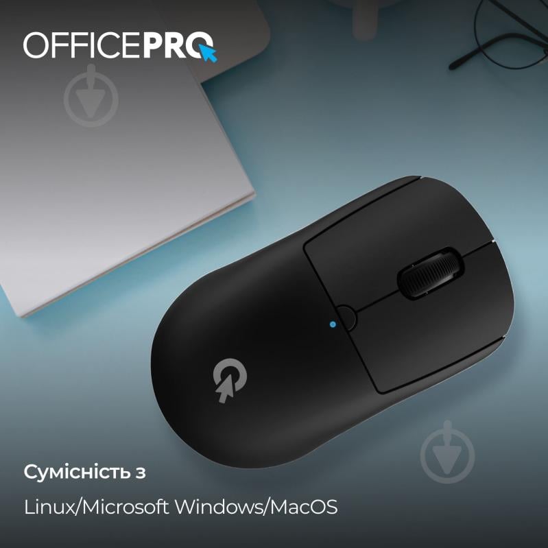 Мишка OfficePro black (M307B) - фото 7