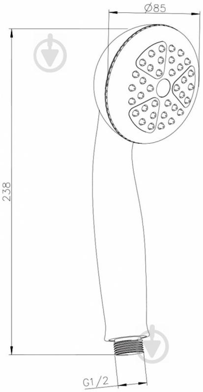 Ручний душ  IMPRESE W085R1 - фото 2