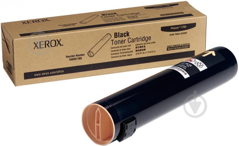Тонер-картридж Xerox  black 106R01163 - фото 1