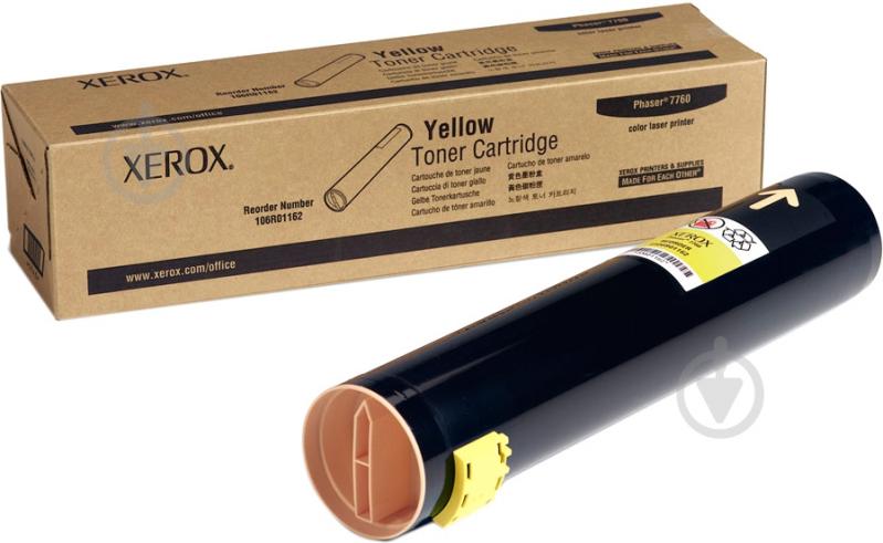 Тонер-картридж Xerox  yellow 106R01162 - фото 1