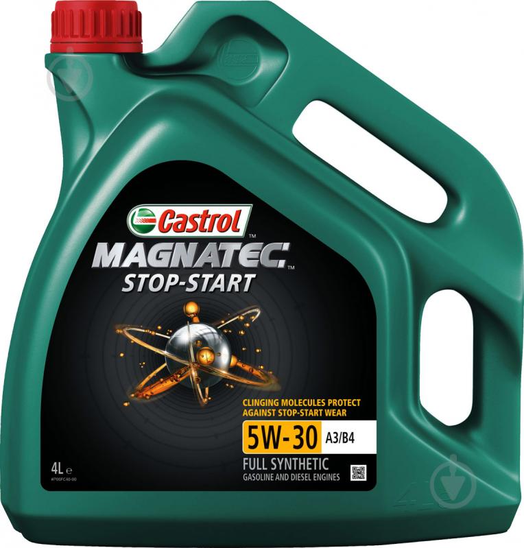 Моторне мастило Castrol Magnatec Start-Stop А3/В4 5W-30 4 л (15C94E) - фото 1