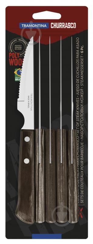 Нож для стейка Tramontina Barbecue POLYWOOD - фото 1