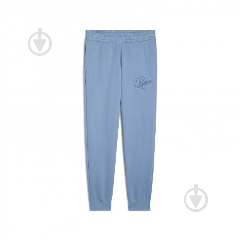 Штани Puma ESS SCRIPT Sweatpants FL cl 68807434 р. XS синій - фото 4 Штани Puma ESS SCRIPT Sweatpants FL cl 68807434 р. XS синій - фото 4