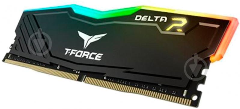 Оперативна пам'ять Team DDR4 SDRAM 8 GB (1x8GB) 3200 MHz (TF3D48G3200HC16C01) T-Force Delta Black RGB - фото 2