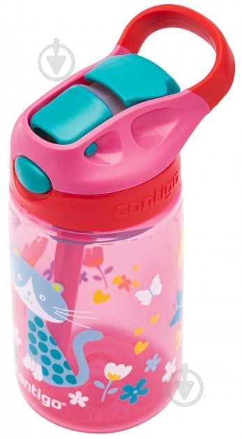 Бутылка для воды Contigo детская 0.42 л 2116113 Gizmo Flip Pink - фото 4