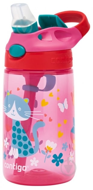 Бутылка для воды Contigo детская 0.42 л 2116113 Gizmo Flip Pink - фото 3