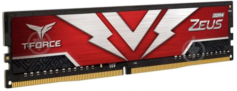 Оперативная память Team DDR4 SDRAM 16 GB (2x8GB) 2666 MHz (TTZD416G2666HC19DC01) T-Force Zeus Red - фото 2