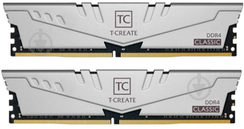 Оперативная память Team DDR4 SDRAM 16 GB (2x8GB) 3200 MHz (TTCCD416G3200HC22DC01) T-Create Classic 10L Gray - фото 1