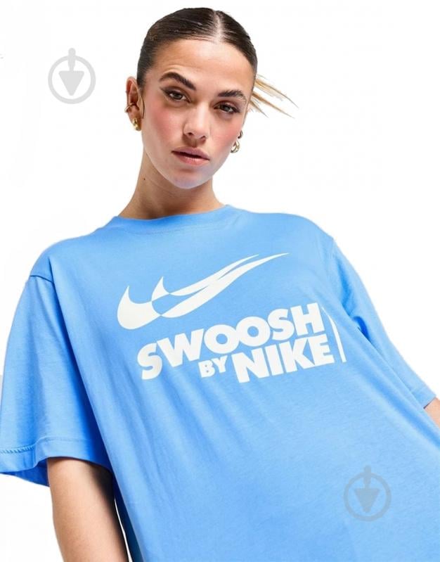 Футболка Nike W NSW TEE BF GLS FZ4634-412 р.XL голубой - фото 5