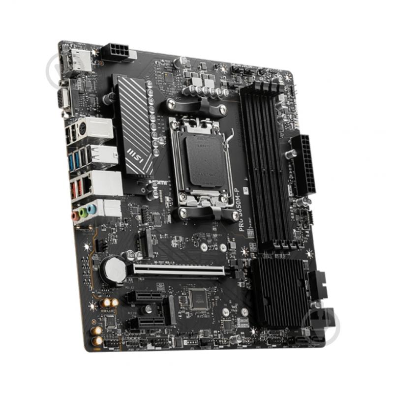Материнська плата MSI PRO B650M-P (Socket AM5, AMD B650, micro ATX) - фото 2 Материнська плата MSI PRO B650M-P (Socket AM5, AMD B650, micro ATX) - фото 2