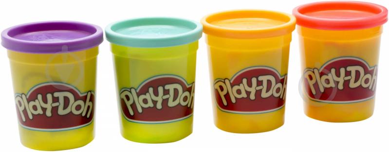 Набір для ліплення Play-Doh 4 баночки по 130 г 22114 - фото 2