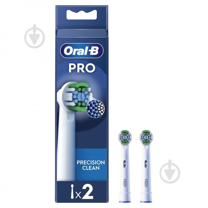 Насадки для електричної зубної щітки Oral-B Pro Precision Clean 2 шт - фото 1