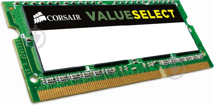 Оперативная память Corsair SODIMM DDR3L 4 GB (1x4GB) 1600 MHz (CMSO4GX3M1C1600C11) VALUESELECT - фото 1