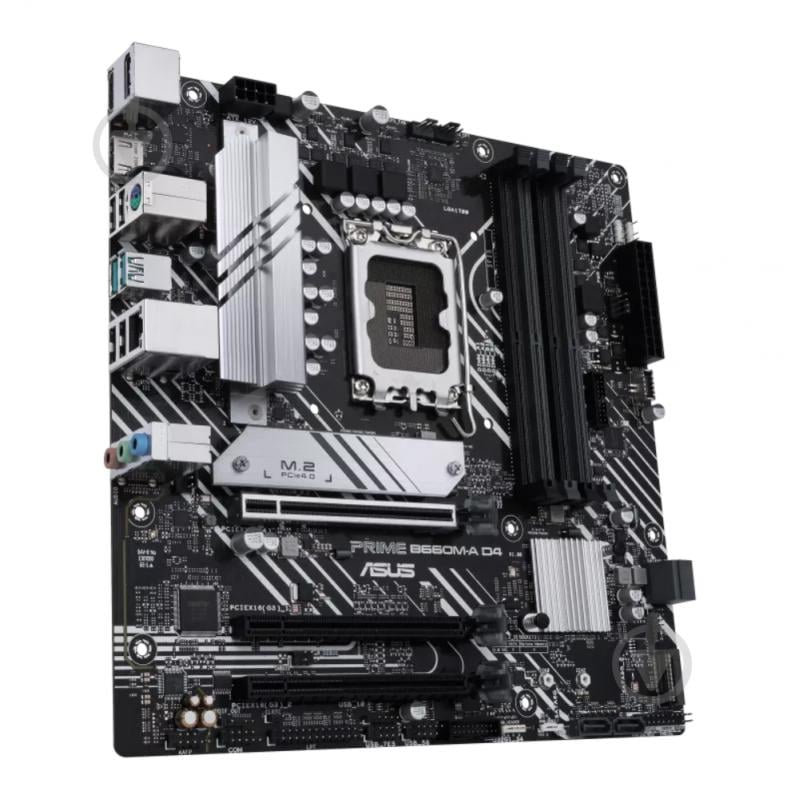 Материнская плата Asus PRIME B660M-A D4-CSM (Socket 1700, Intel B660, micro ATX) - фото 3