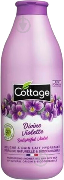 Гель для душу Cottage Divine Violette з молоком 750 мл - фото 1