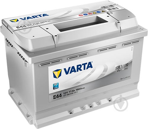 Аккумулятор автомобильный Varta Silver Dynamic E44 77Ah 780A 12V 577400078 «+» справа (577400078) - фото 1