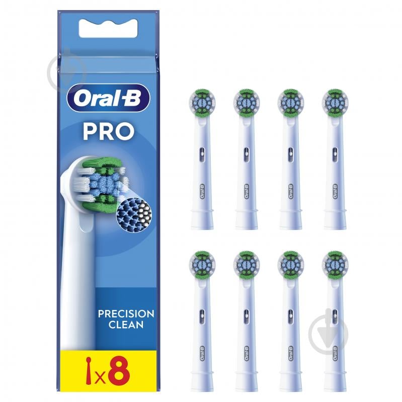 Насадки для электрической зубной щетки Oral-B Pro Precision Clean 8 шт. - фото 1